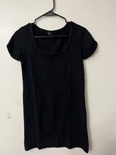 Gap Casual Black Dress Size Xs Short Sleeves Pullover Style
