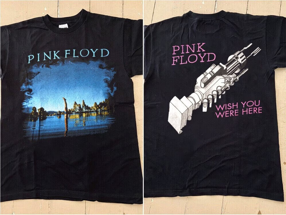 Vintage 1992 Pink Floyd Wish You Were Here T-Shirt Double Vintage 1992 Pink Floyd Wish You Were Here T-Shirt Double