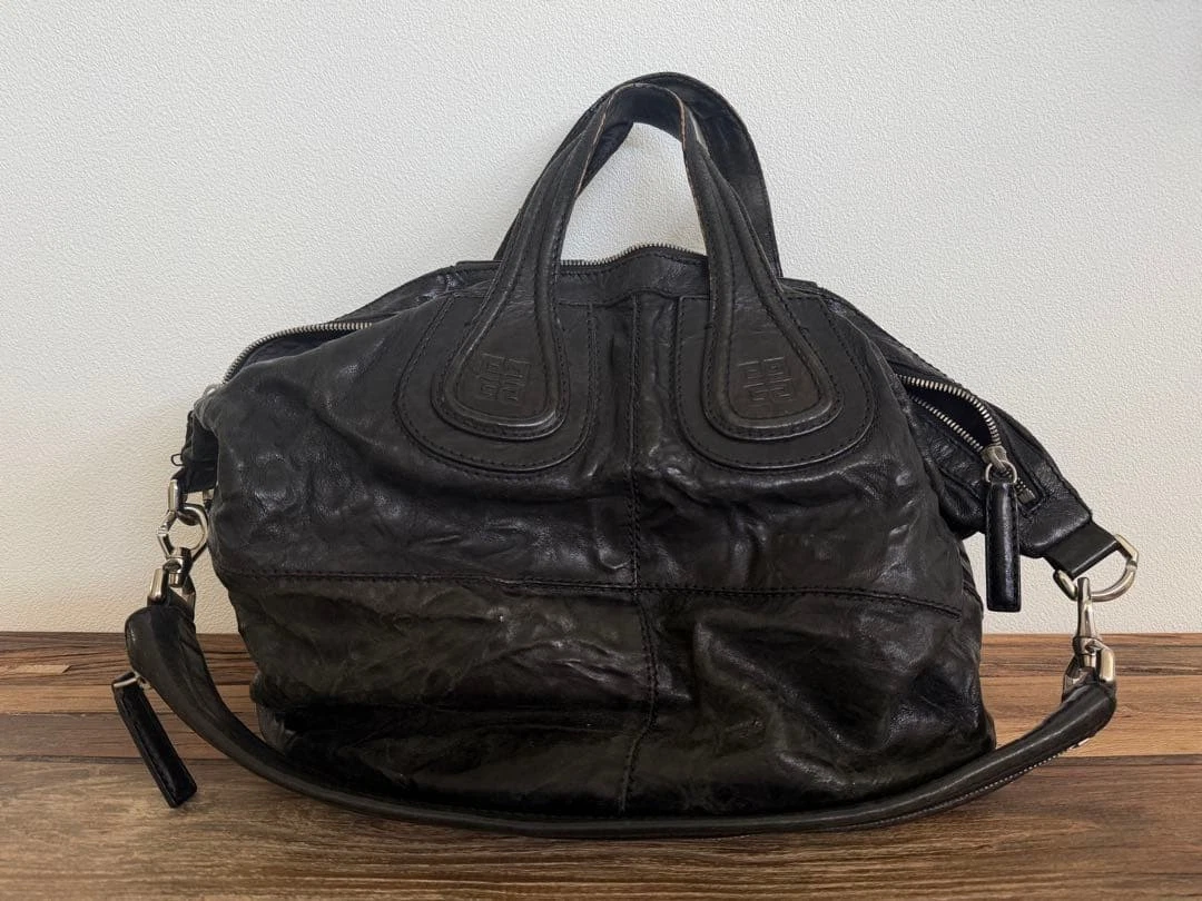 Givenchy — GIVENCHY Nightingale Authentic 4G Logo 2way Tote Bag Shoulder Handbag w/Dust bag