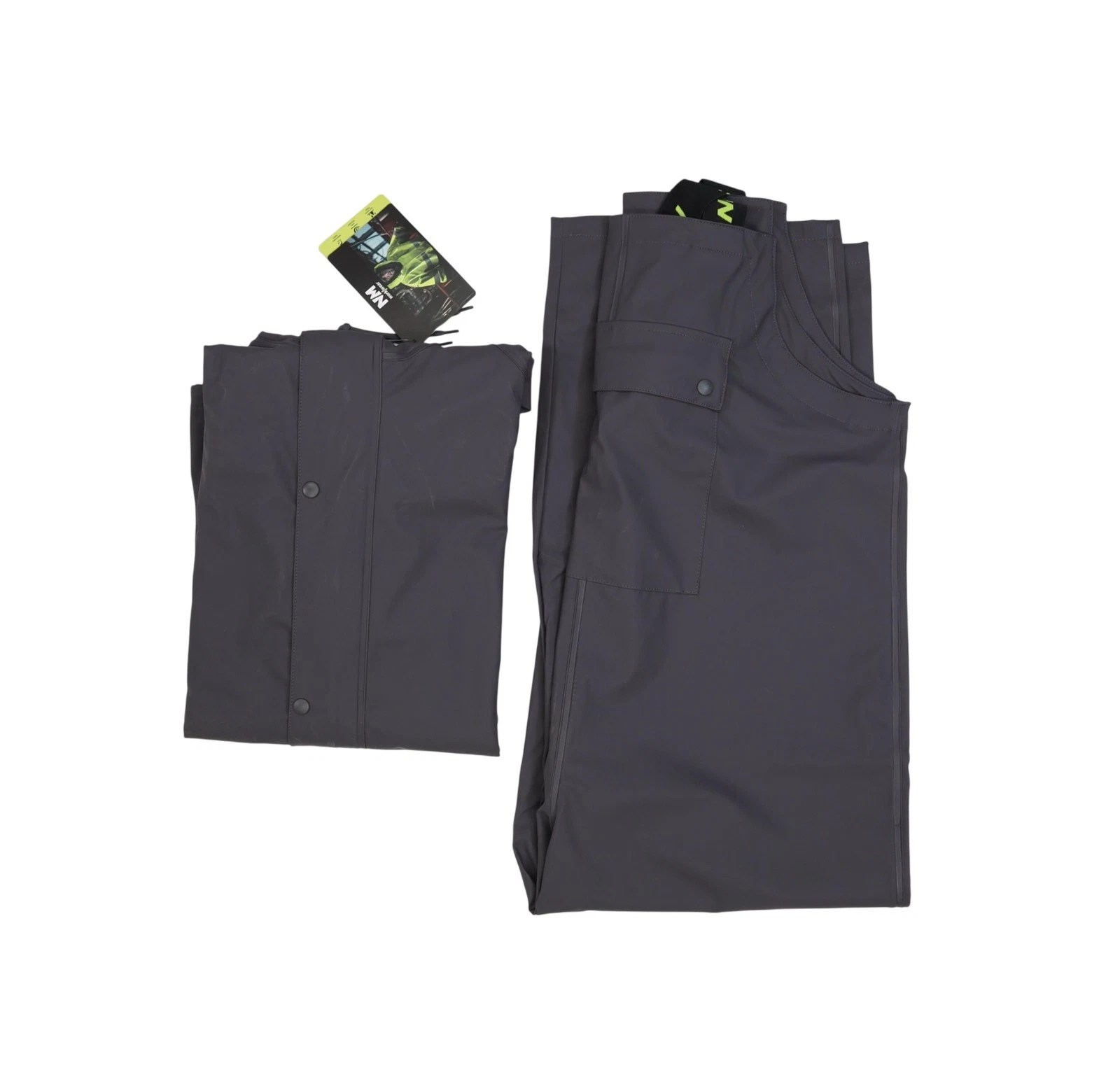 Navis Marine Rain Suit Mens Large Gray 3 Piece Jacket Bib Pants Waterproof
Opens in a new window or