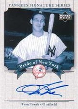 2003 Upper Deck Yankees Signature Pride of New York Autograph #TT Tom Tresh