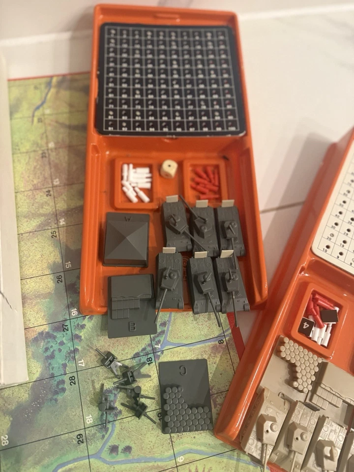 Panzerschlacht (MB Spiele, 1975) – Taktik & Bluff für 2 Spieler, Vintage Retro - Bild 3 von 4