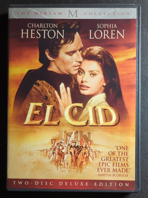 El Cid (DVD 2-Disc Set, Deluxe Edition) Charlton Heston Buy 2 Get 1 Free Ship!