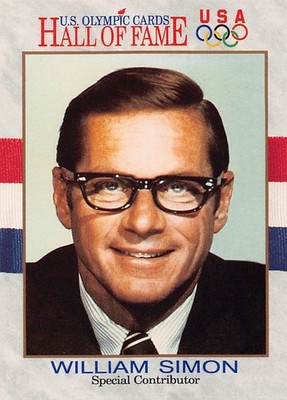 1991 Impel U.S. Olympic Hall of Fame William Simon Special Contributor #80 (NM)