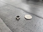 Sterling Silver Wedding Rings Charm Pendant