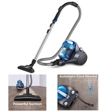 Versatile WhirlWind Bagless Canister Vacuum - Ideal for Hard Floors Carpets