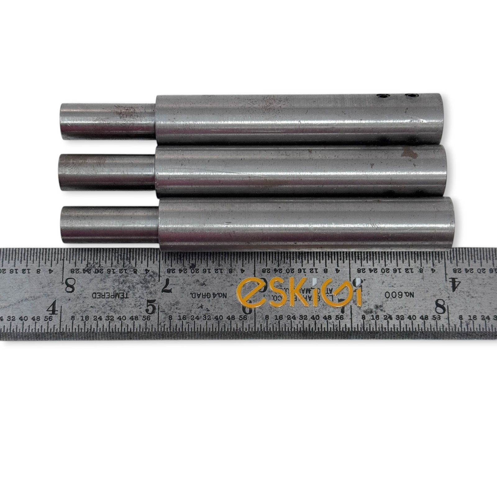 (LOT of 3) 4M 3229465-1 Steel Hollow Locating Dowel Pins - 0.57" OD x 0.39"