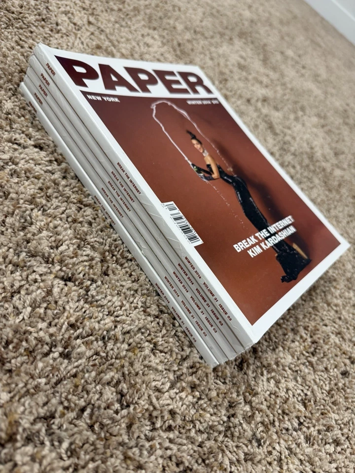 KIM KARDASHIAN PAPER MAGAZINE - BREAK THE INTERNET - FIVE (5) COPIES - Image 2 of 4