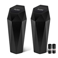 Car Trash Can With Lid - 2-pack Interior Accessories For Vehicles Leakproof Ga Car Trash Can With Lid - 2-pack Interior Accessories For Vehicles Leakproof Ga
