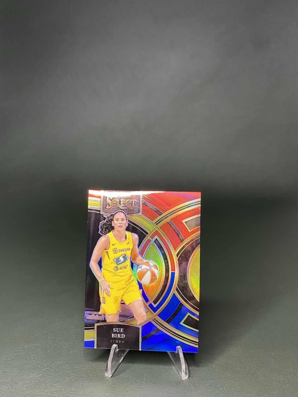 2024 Panini Select WNBA - Premier Level Sue Bird #150 Red & Blue Prizm /399