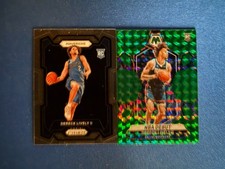 Dereck Lively 2-card ROOKIE lot '23 Mosaic Green + Prizm base - ships PWE