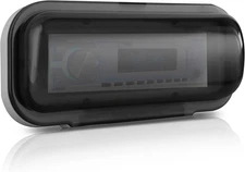 Water Resistant Marine Stereo Cover - Smoke Colored Heavy Duty Boat Radio Protec