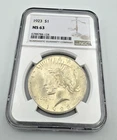 1923-P Peace $1 NGC Certified MS63 Silver Dollar!