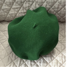 Authentic French Beret 100 Pure Wool Made in France Emerald Green Classic