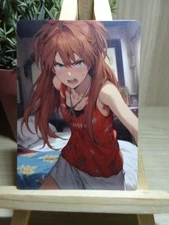 Asuka Langley Evangelion Waifu Goddess Story Fan Art Anime Card