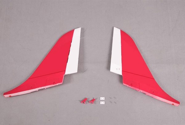 FMS 90mm Super Scorpion Vertical Stabilzer Red