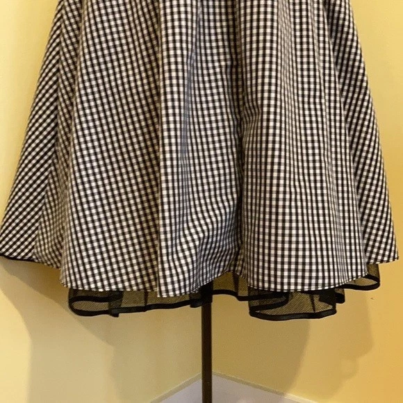 Vestido Halter Betsey Johnson anos 50 Vibes Gingham - Imagem 3 de 4