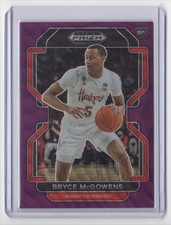 2022-23 Purple Wave Prizm Bryce McGowens Rookie Nebraska Cornhuskers #81