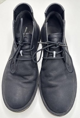 Camper Men\'s Morrys Ankle Boots in Black Leather Nubuck Size 40 EU 7 US‎  6 UK Men Camper Morrys Olive Green Suede Desert Chukka Boots size  main image 2
