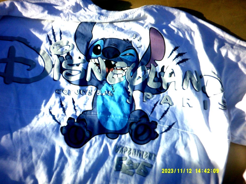 Stitch Experiment 625 XL Spirit Jersey for Disneyland Paris in white - Image 4 of 4