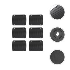 6Pcs Thickened Plastic Suitcase Corner Protectors Black Bag Safety Guards
