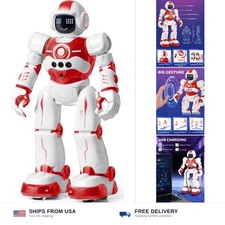 Robot Toys for Kids,Programmable Remote Control Smart Walking Dancing Robot T...