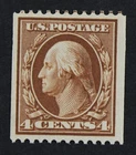 CKStamps: US Stamps Collection Scott#350 4c Mint OG Gum Scrape Otherwise NH 21mm
