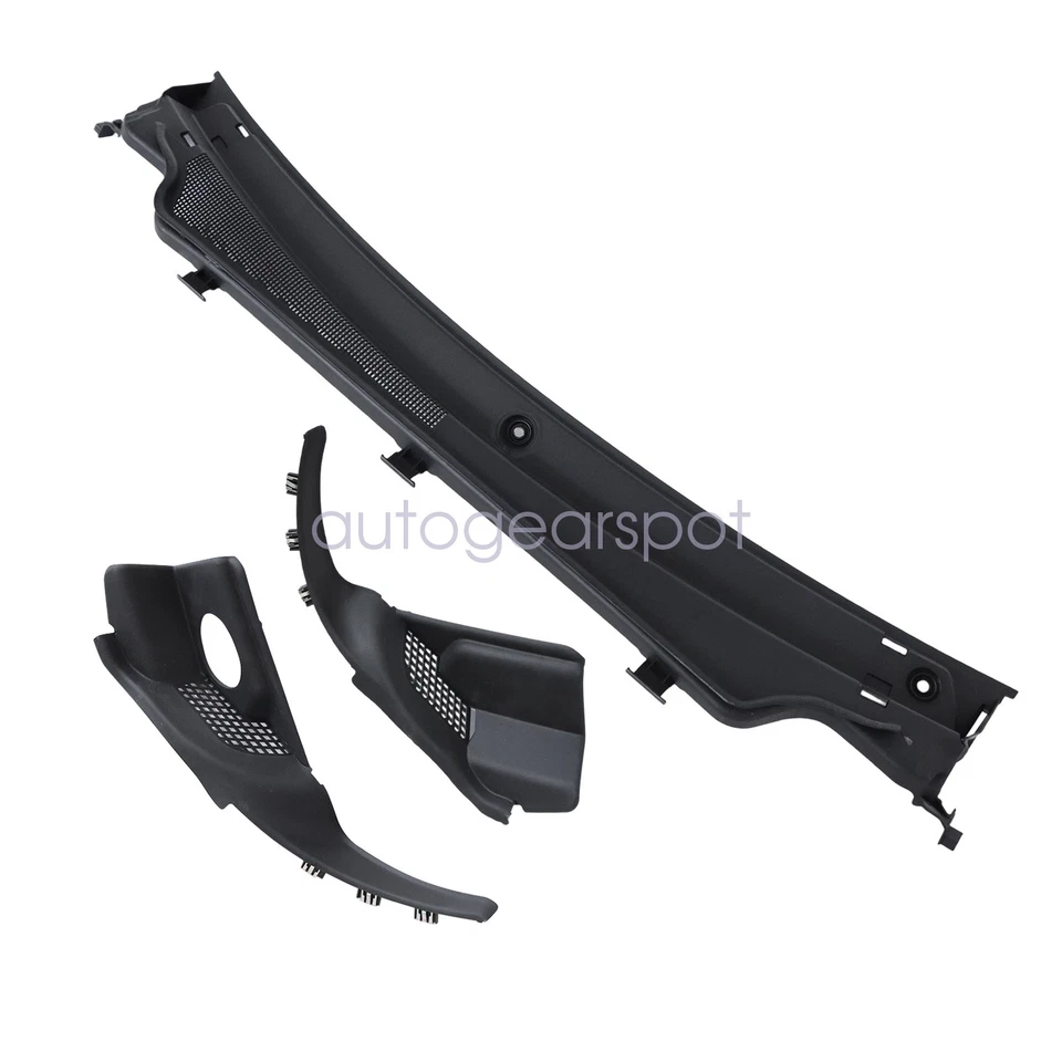 Cubierta de ventilación del capó de la rejilla del limpiaparabrisas para Dodge Durango 2016-2025 Foto 2 de 4