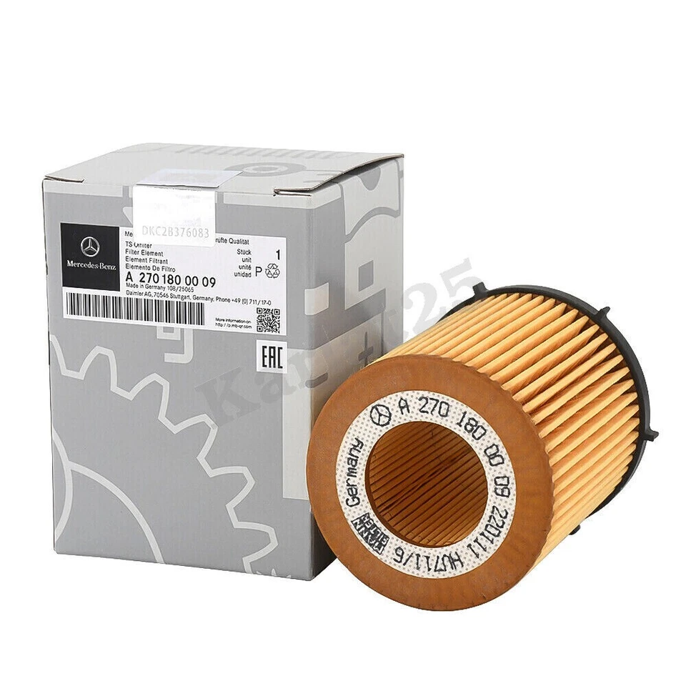 3X Mercedes-Benzm Engine Oil Filter A2701800109 For A C E CLA GLA GLB GLC GLE US - Image 2 of 4