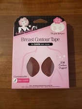 Hollywood Fashion - Secrets Breast Contour Tape - 3 pairs - DARK SKIN TONES