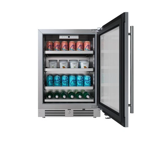 Landmark L3124UI1BGRH 24"W 154 Can Capacity Beverage Cooler - Panel Ready - Picture 10 of 12