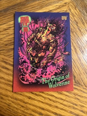 The Origin of Wolverine 1993 SkyBox Marvel Universe Series 4 #136