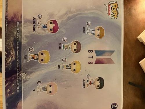BTS FUNKO POP! ROCKS - BARNES & NOBLE EXCLUSIVE 7-PACK