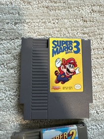 NES Nintendo Super Mario Bros 1 2 and 3 Lot Brothers I II III With Gun Duck Hunt