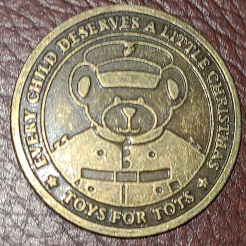 Marine Corps Toys For Tots Coin With Bear Value Home Alqu
