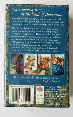 The Baroque Bohemian Cats' Tarot “ Wheel of Fortune” Ukolov