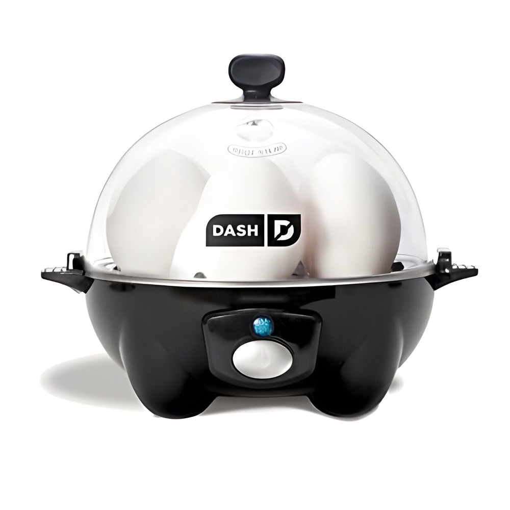 DASH Rapid Electric Egg Cooker with 6 Egg Capacity for Perfect Hard Boiled Eggs
