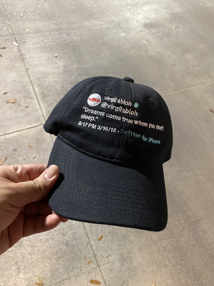 Virgil Abloh Tweet Hat Lucien Clarke Dad Hat