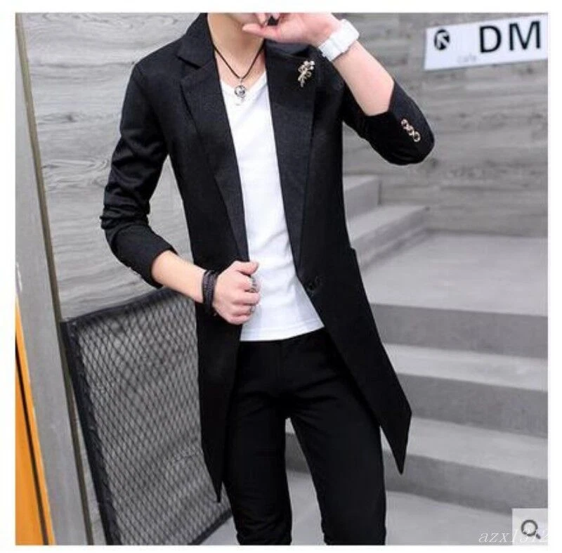 Long thin best sale blazer
