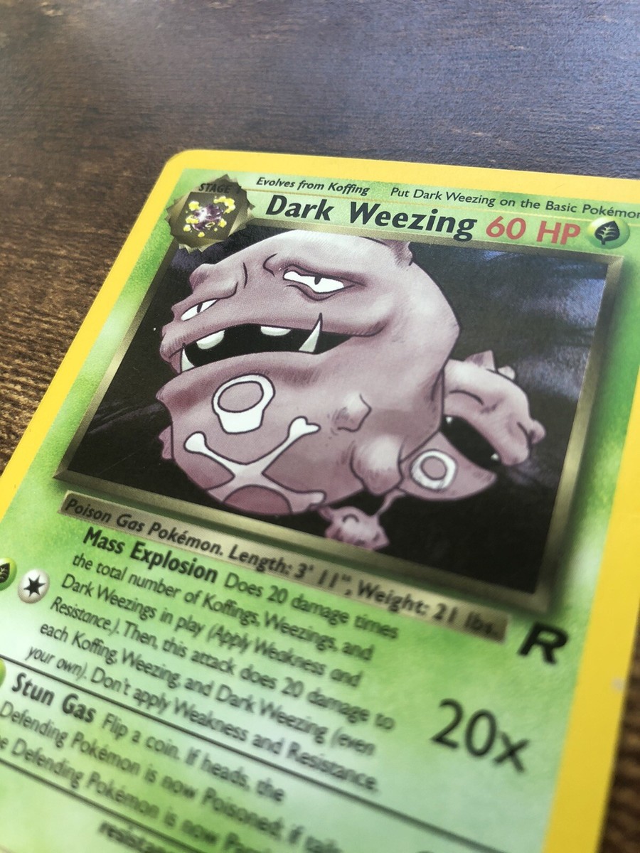 dark weezing pokemon card value 14/82 Team Rocket Holo for sale online Darkness Rarity Pokemon Dark Weezing 42/109 Team