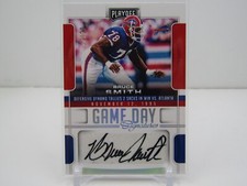 BRUCE SMITH 2017 PLAYOFF GAME DAY SIGNATURES AUTOGRAPH AUTO! #17/20! BILLS!!
