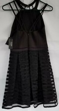 Guess Los Angeles Womens Dress Prom Cocktail Party Black Spaghetti Straps Size 6
