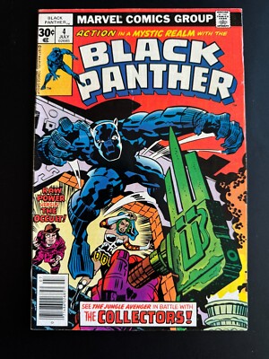Black Panther #4 - Cover pencils by Jack Kirby (Marvel, 1977) Fine/F+