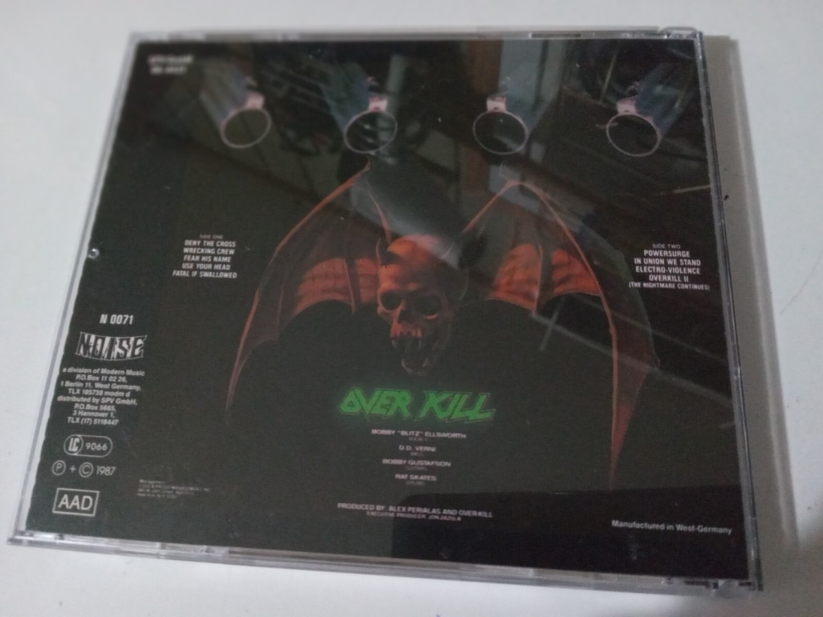 OVERKILL / Taking Over CD | eBay
