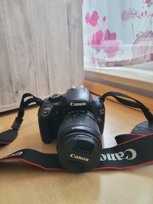Canon EOS 1100D / EOS Rebel T3 12.2MP Digitalkamera - Schwarz (Kit mit EF-S...
