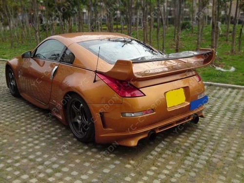 FRP NSM V3 Style Rear Trunk Spoiler Wing for 2002-2008 Nissan 350Z Z33 - Picture 4 of 17