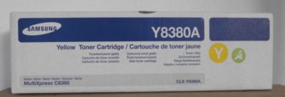 Original Samsung CLX-Y8380A Toner yellow CLX 8380 N ND Multiexpress C8380N OVP A