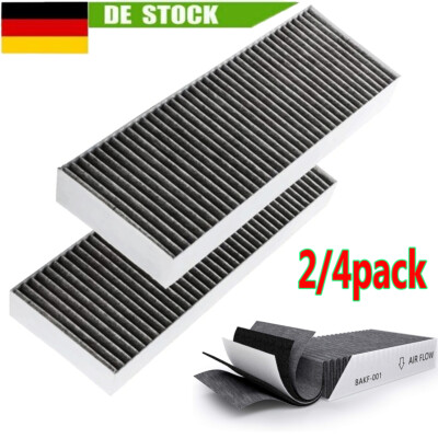 2x/4x Aktivkohlefilter Set: Aktivkohle Filter für Bora Basic | BHU BIU BFIU GP4U