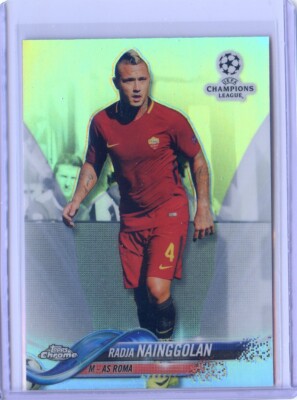 2017-18 Topps Chrome UEFA  Refractor #87 Radja Nainggolan - AS Roma