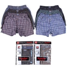 6 Mens Plaid Boxer Shorts Lot New Underwear Pairs Pack Small Medium Large XL XXL